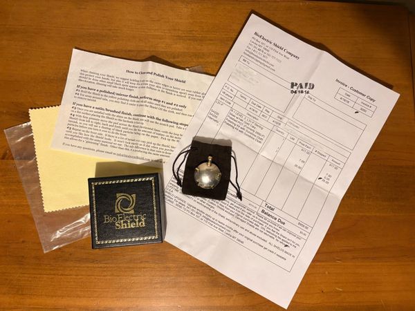 Bioelectric Shield 14k gold & .925 silver RRP$888 - Main image