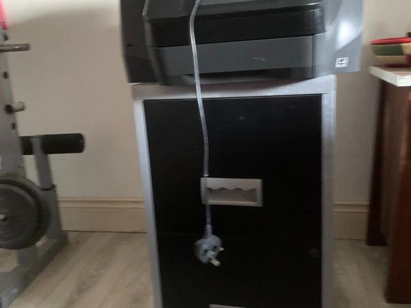 HP Printer and a 2 Drawer File Cabinet - Main image