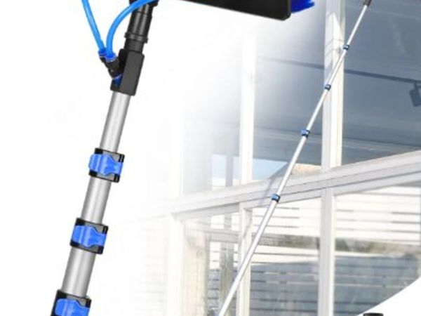 Water Fed Pole Kit, 9m Solar Panel Cleaning Pole - Main image