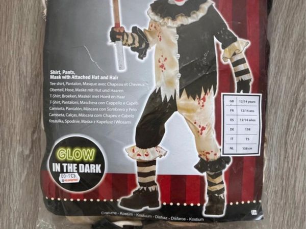 "Carnival Nightmare" scary clown Halloween costume - Main image