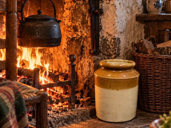 antique vintage jar kitchen rustic cottage pub fir - Main image