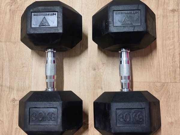 30KG Hex Dumbbells – Pair - Main image