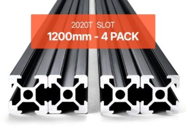 4PCS 47.2 in (1200mm) T Slot 2020 Aluminum - Main image