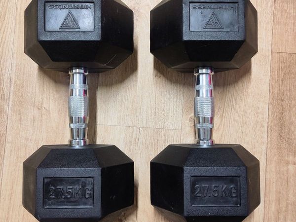 27.5KG Hex Dumbbells – Pair - Main image