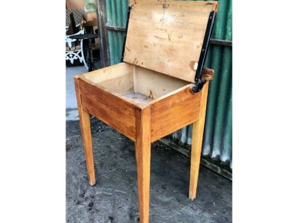 School Desk Cast Iron Legs KAS1303 - Main image