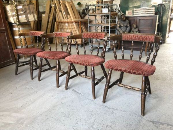 Set of four pub smokers chairs – KAS166 - Main image