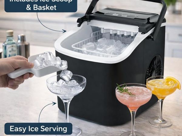 Ice Cube Maker 12kg Fast Portable Machine - Main image