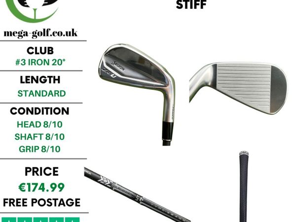Srixon ZXiU Utility #3 Iron 20° / MMT UT 80 Stiff - Main image