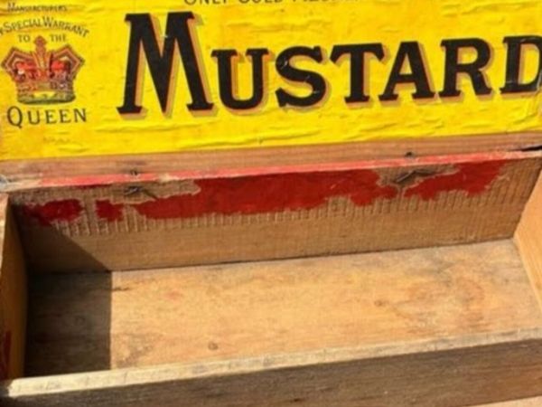 VINTAGE  COLEMANS MUSTARD BOX 1920S - Main image