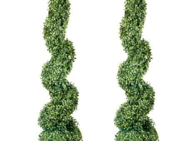 Artificial Topiaries Boxwood Trees - Main image