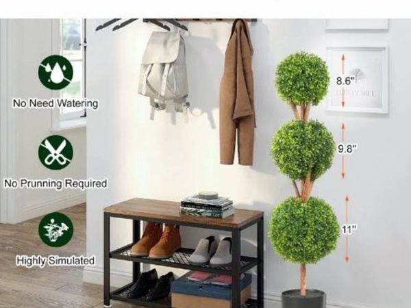 Artificial Topiaries Boxwood Trees, 48 inch - Main image