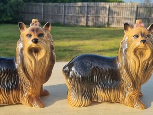 Pair Of Vintage Coopercraft Yorkshire Terrier - Main image