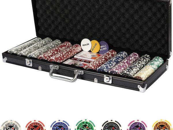 Texas Holdem Poker Set with Aluminium Case - Main image