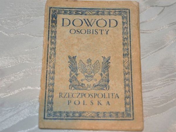Vintage 1924 Polish ID Card - Main image