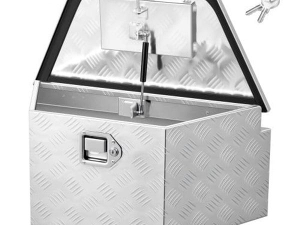 Trailer Tongue Box, 660 x 330 x 305 mm Aluminum Tr - Main image