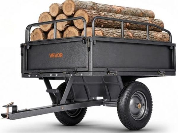 Garden Utility Trailer, 10 Cu. Ft & 227 kg Capacit - Main image
