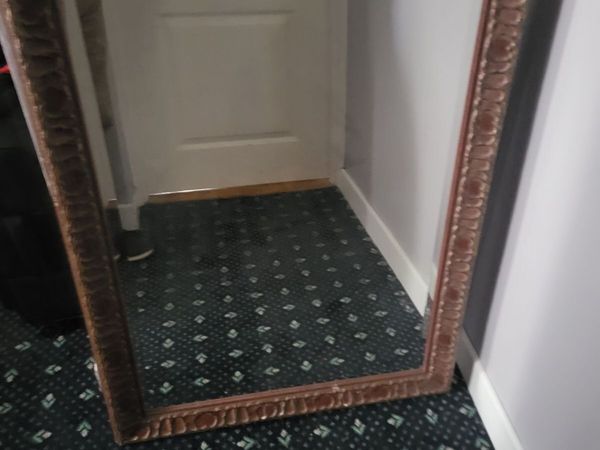 Large Mirror 74x104 cm moulded frame antique style - Main image