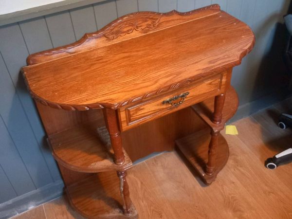 Retro Makeup Desk / Hallway Console Table - Main image