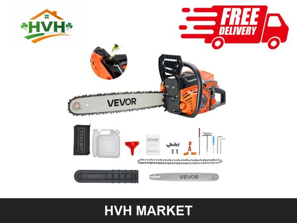 62cc Petrol Chainsaw with 20in Bar - Main image