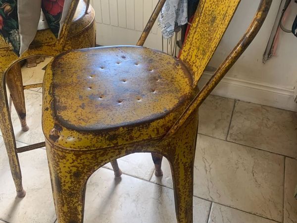 Original Antique 1930's Tollix Bar Stools 6 - Main image