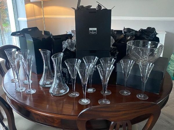 John Rocha geo incline goblets  and carafes - Main image