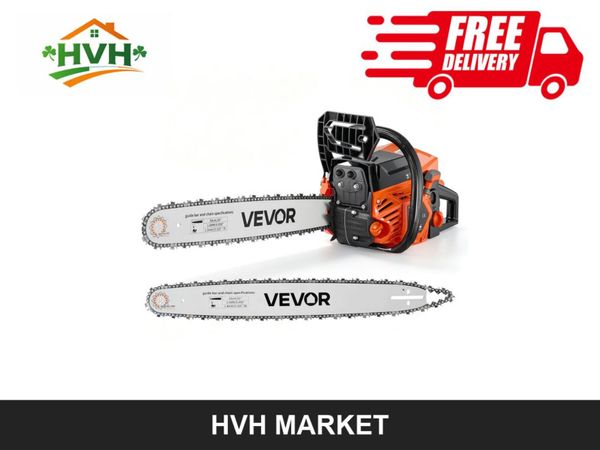 62cc Petrol Chainsaw with 20/22in Bars - Main image