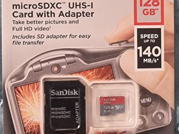 Micro SD Card 128GB Sandisk Ultra - Main image