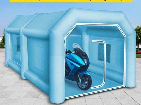 Inflatable Tent, 13 x 8 x 7 ft Inflatable Spray Bo - Main image