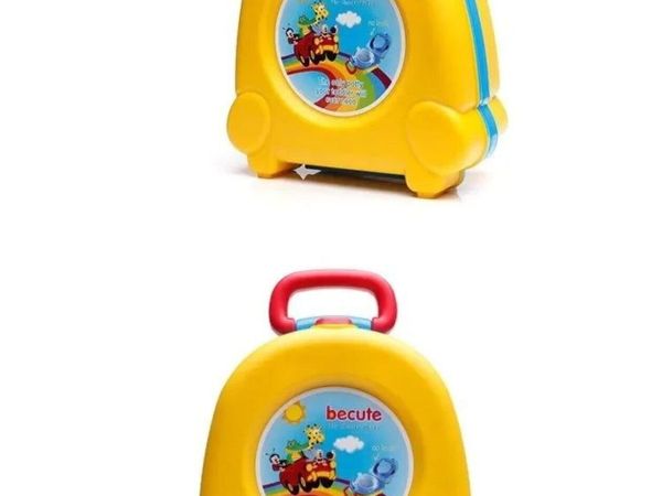 Portable Kids Camping Toilet Bucket with Cover - Main image