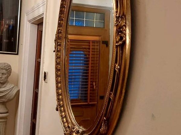 French Rococo style oval mirror for sale in Cork for €495 on DoneDeal