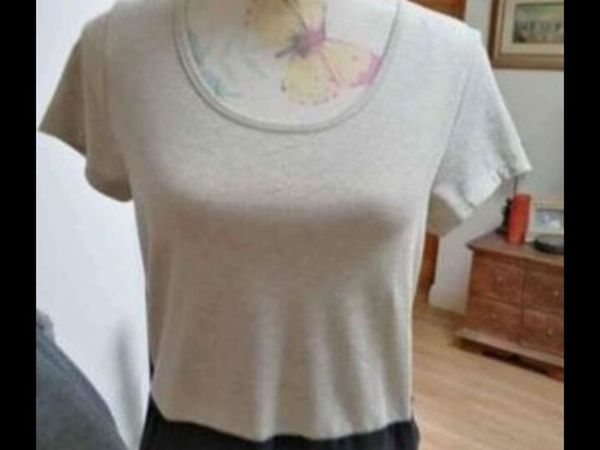 Ladies Penny's two-tone with a little glitter Top, - Main image