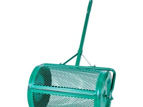 Compost Spreader, 24 in Wide Peat Moss Spreader wi - Main image
