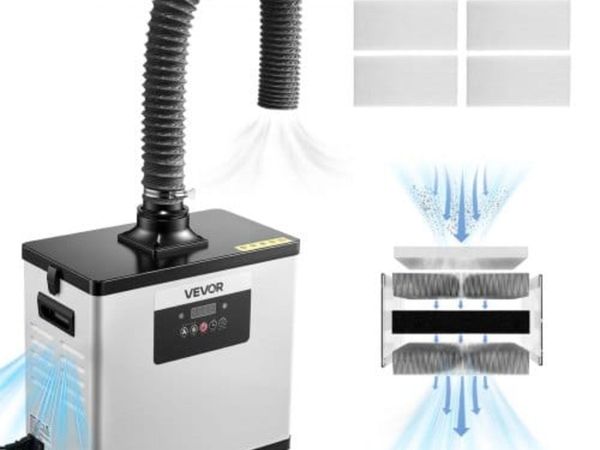 Solder Fume Extractor, Upgraded 4-Stage Filtration - Main image