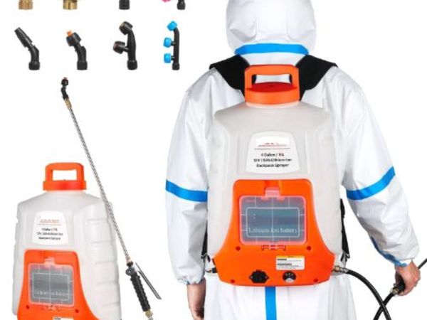 Battery Powered Backpack Sprayer 15.1 L Tank 0-90 - Main image