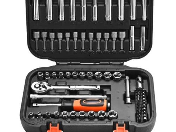 Socket Set, 70 Pieces, 6.4 mm Drive Socket and Rat - Main image