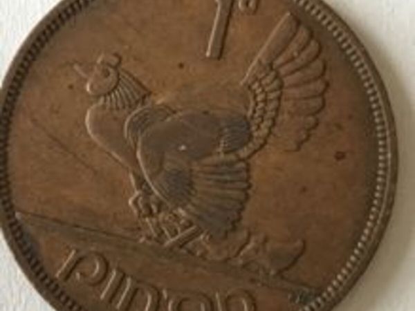 Pre Decimal Irish Penny 1966 - Main image