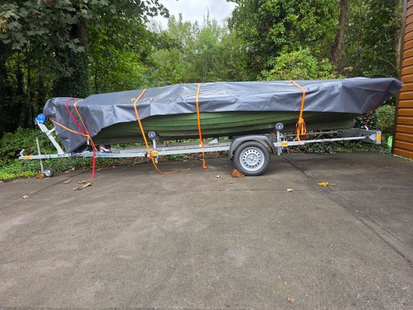 19ft Lake boat, €1800 trailer, PLUS Honda 8HP - Main image