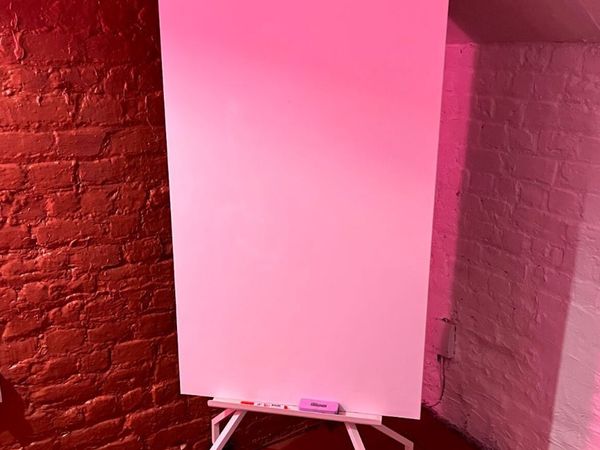 Large Mobile Whiteboard/Pinboard & XL Chalkboard - Main image