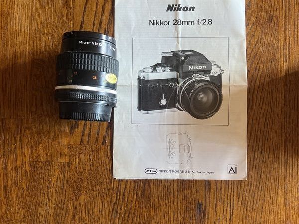 Nikon 55mm lens with caps - Main image