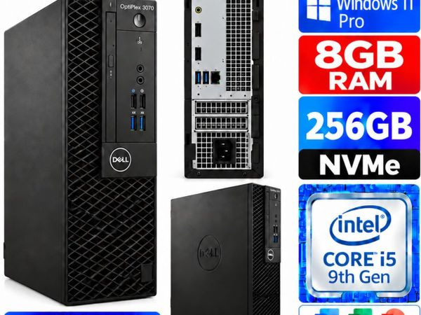 Dell i5 8gb ram 256gb nvme win 11 pc - Main image