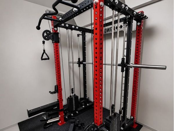 Smith Machine/Functional Trainer Rack-100kg Stack - Main image