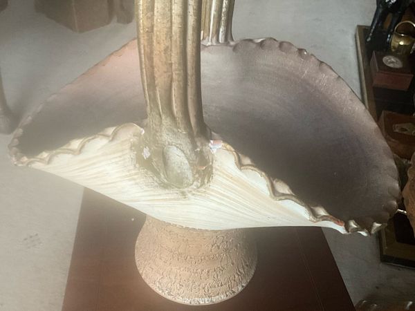 Vintage Studio Art Ceramic Flower Basket - Main image