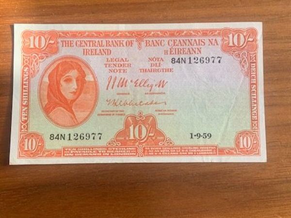 10 Shilling Lavery Note - 70 Euros - Main image