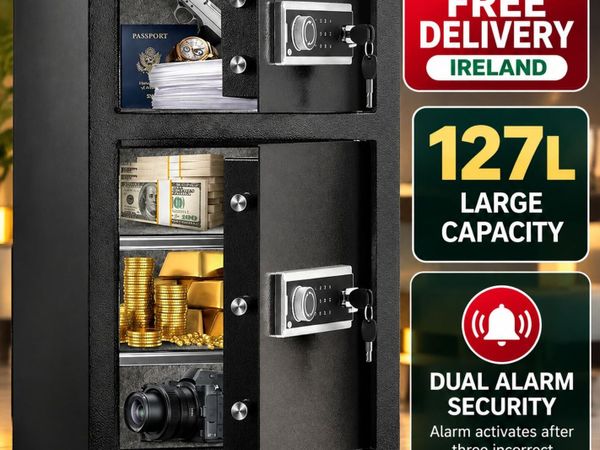 127L Dual Compartment Digital Security Safe with A - Main image