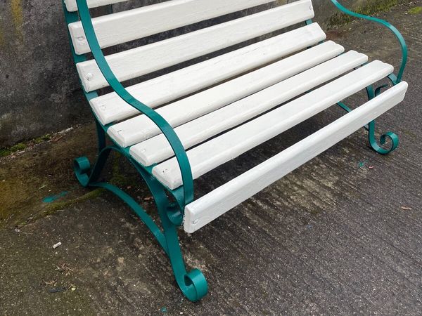 Garden bench iron vintage - Main image