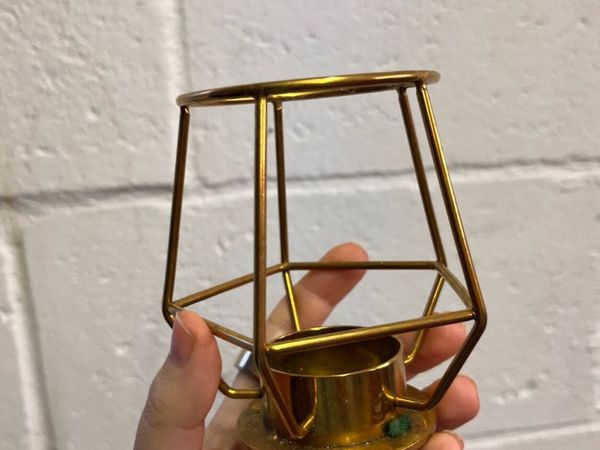 Gold Lantern, Geometric Decor & Candleholder Job L - Main image