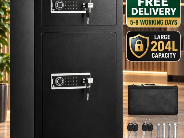 204L Large Dual Door Digital Security Safe - Main image
