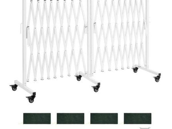 Double Expandable Barricades, 5.48m Expandable Saf - Main image