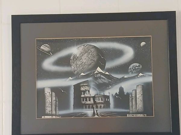 Original Surrealist Spray Paint Art. Professionall - Main image