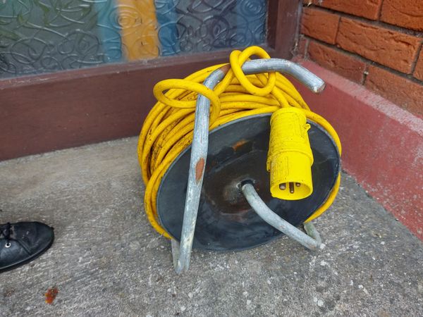 120V Industrial Trade Cable Reel 50 Metres Long - Main image